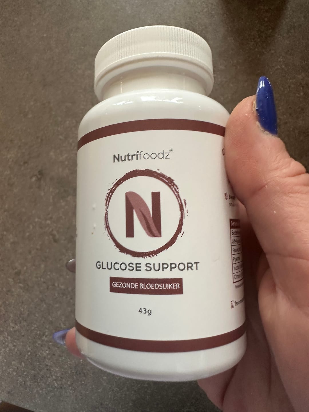 Customer photo review of Nutrifoodz Glucose Support