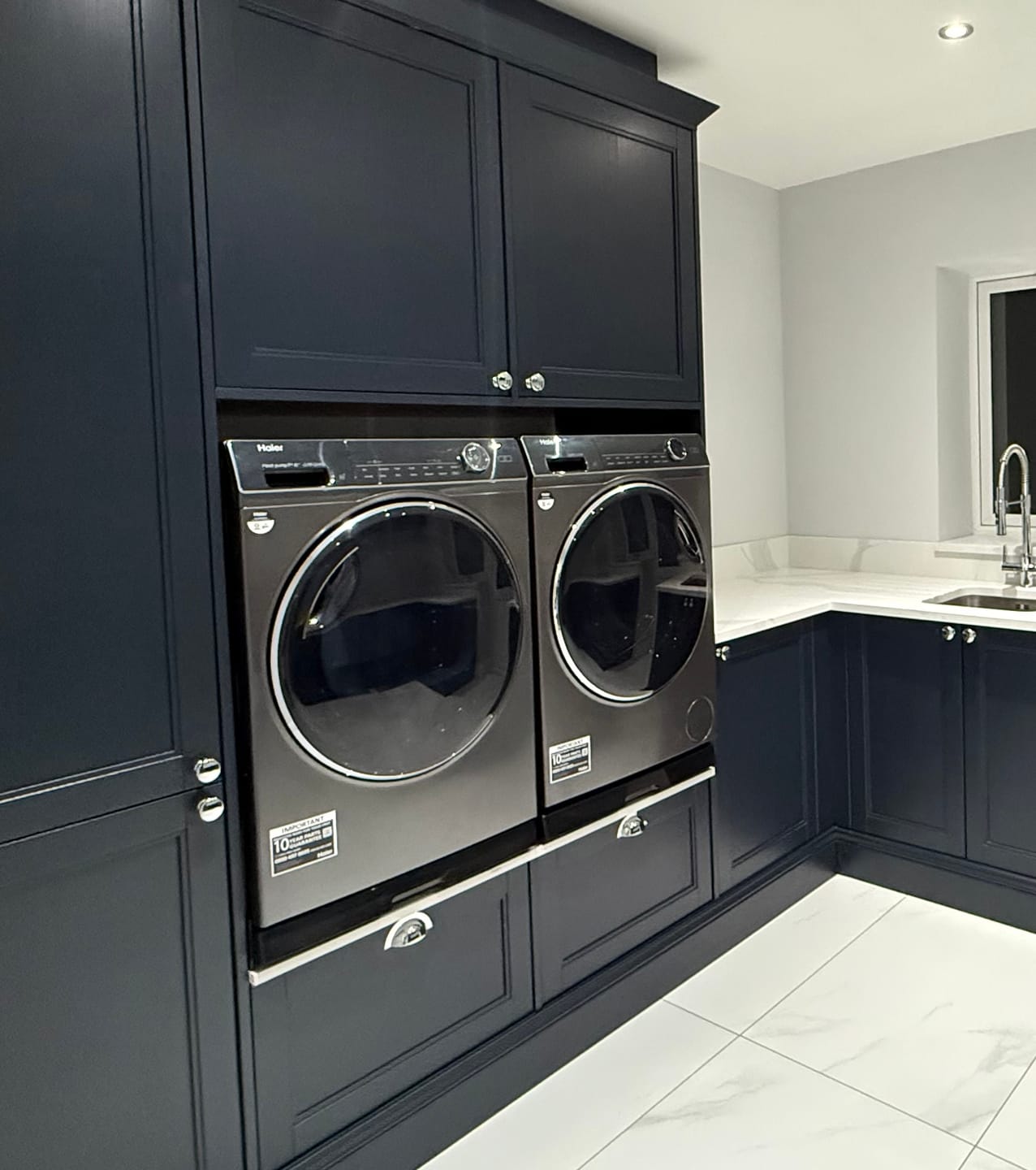 Customer photo review of Haier Premium Universal Stacking Kit