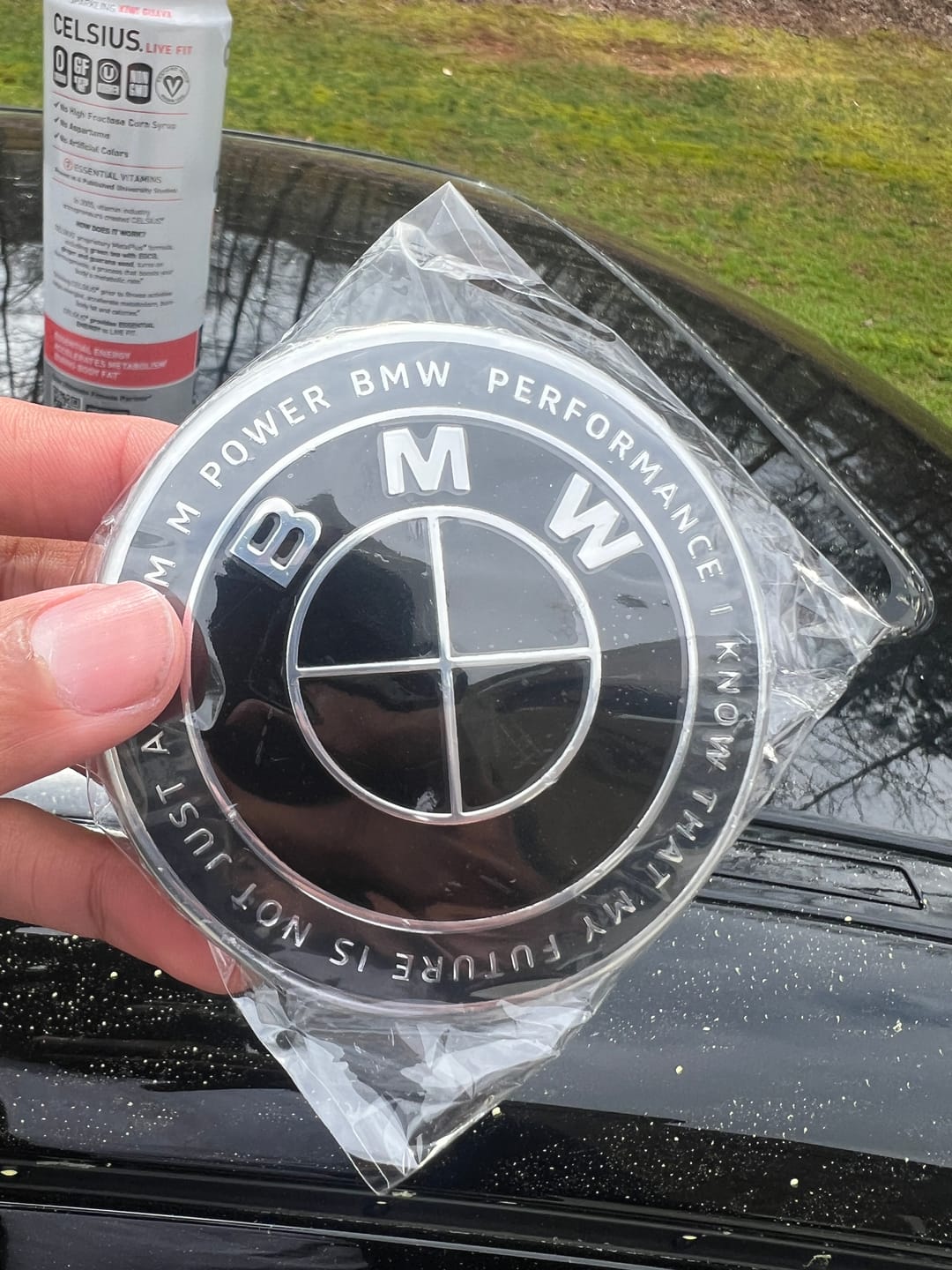 Customer photo review of BMW 50TH ANNIVERSARY EMBLEM BADGE - FULL BLACK
