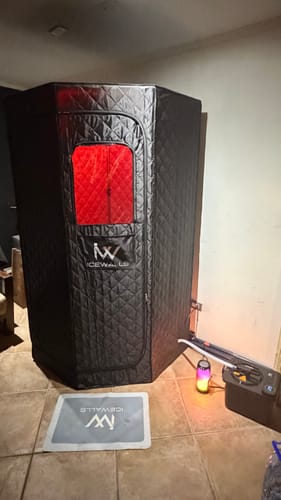 Customer photo review of Sauna Portátil 2.0