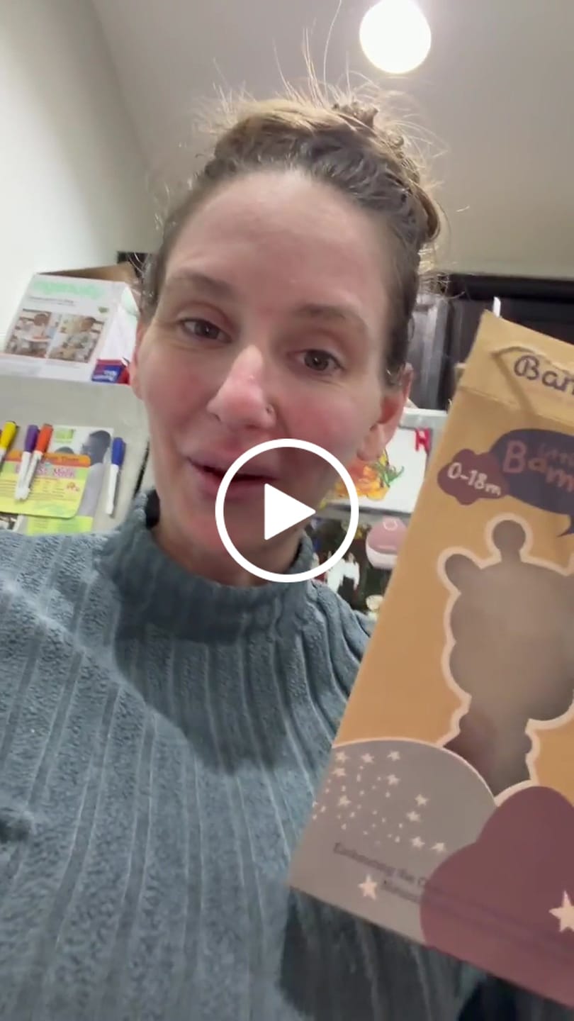 Customer video review of The Little Bamber - Natural Rubber & Baltic Amber Teething Toy