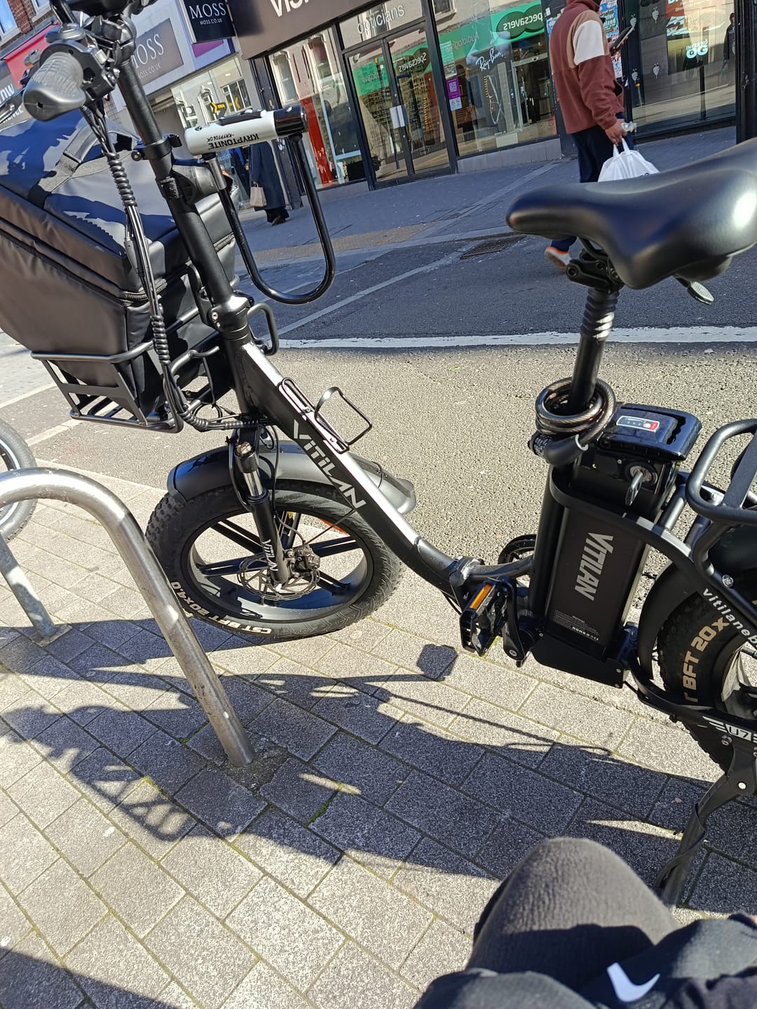 Customer photo review of U7 Step-thru Foldable Fat Tire Electric Bike