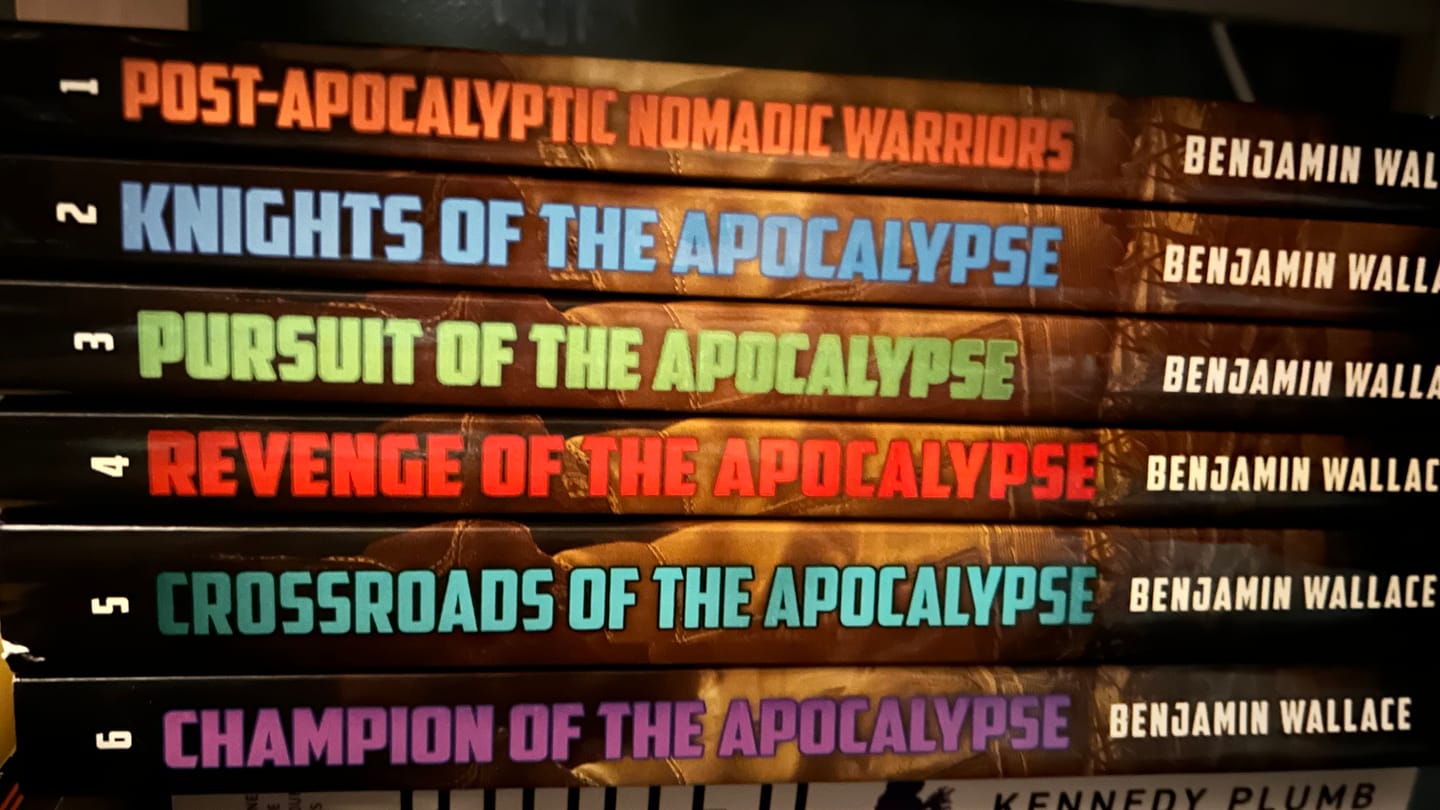 Customer photo review of The Complete Duck & Cover Adventures Series (Signed Paperbacks)