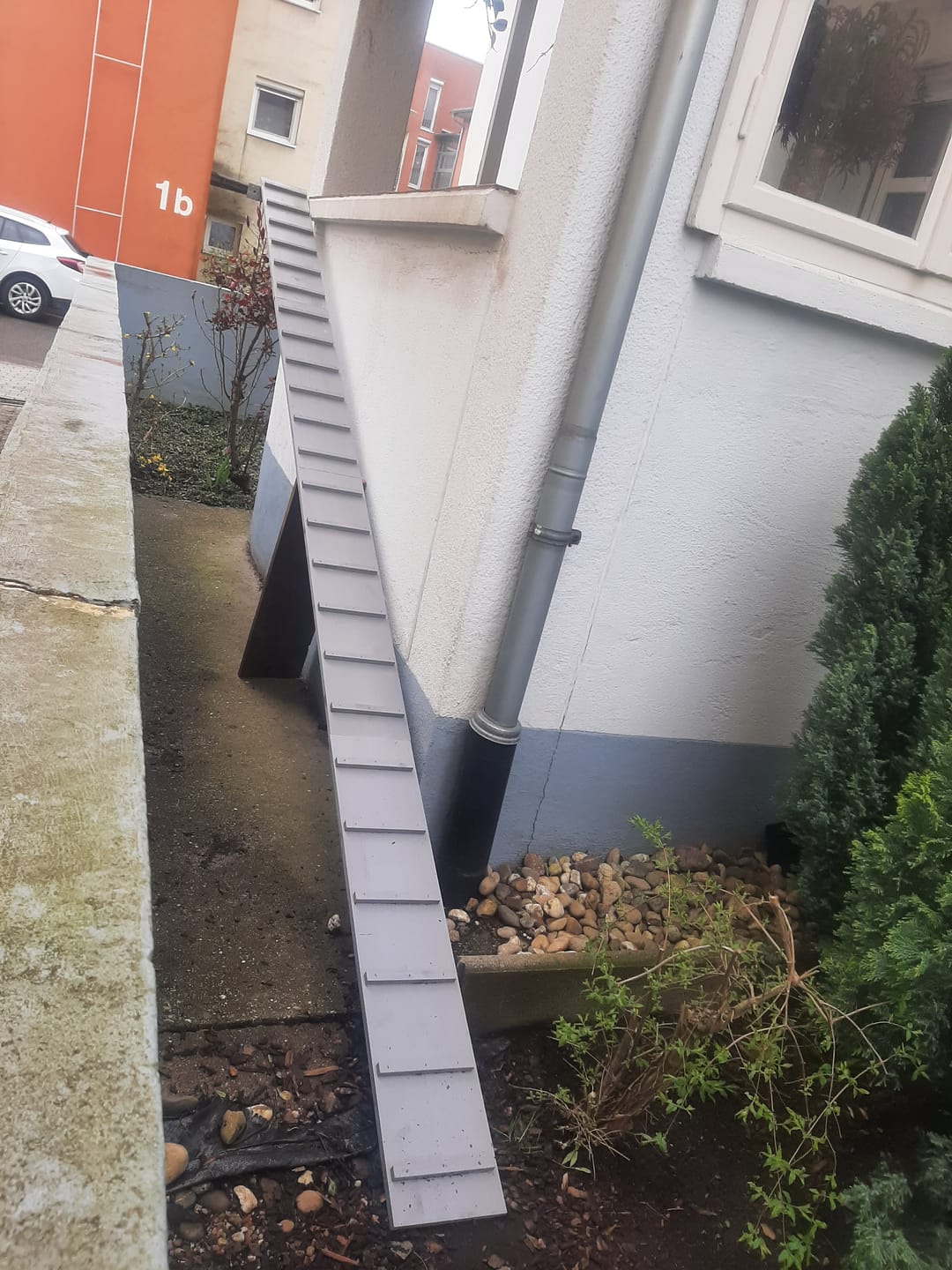 Customer photo review of Elmato Katzentreppe lackiert – wetterfest 1-4 Meter, verschiedene Größen