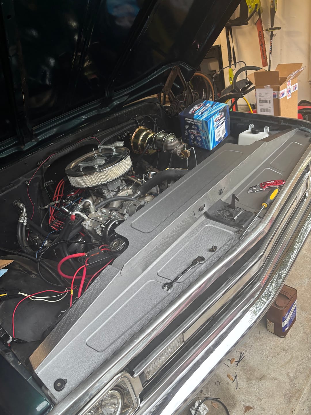 Customer photo review of 1969-72 Chevy / GMC 3 Piece Core Support Filler Panel-Classic Bead Roll -STYLE 2