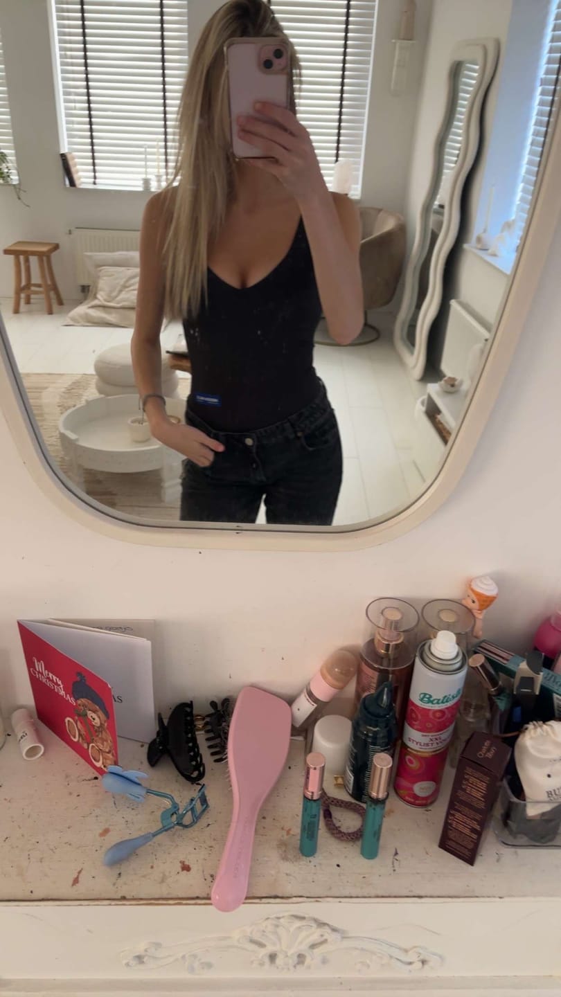 Customer photo review of LABEL BODYSUIT BLACK