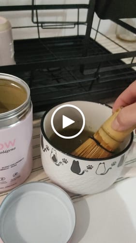 Customer video review of Té Matcha con Colágeno