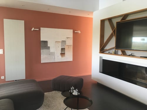 Customer review photo for Plaster Art Texture Painting #SG417