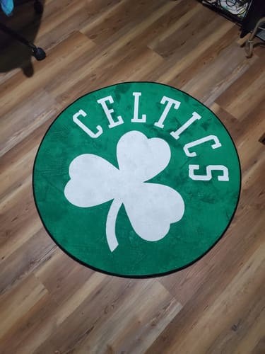 Customer photo review of Boston Celtics™ Rug