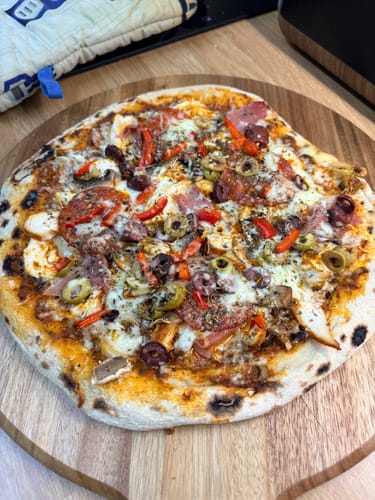 Customer photo review of Sourdough Pizza Bases