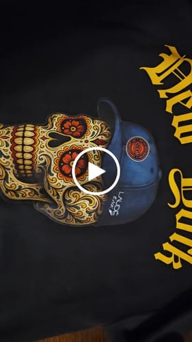 Customer video review of DTF Transfers Upload Your Gang Sheet