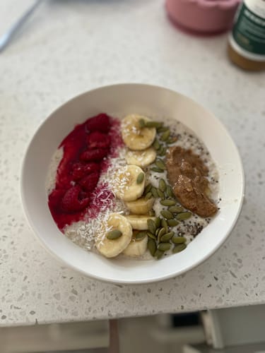 Customer photo review of Vanilla Premium Whey Protein