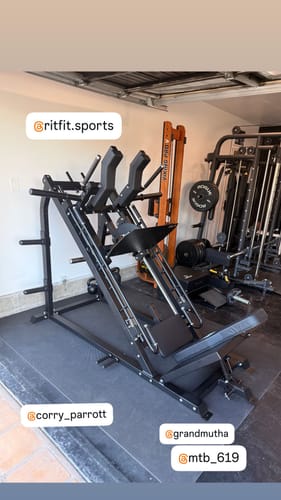 Customer photo review of RitFit GAZELLE PRO 3-In-1 Leg Press and Hack Squat Machine