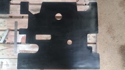 Customer photo review of Hard 1.5mm Rubber Sheet 1400 x 300