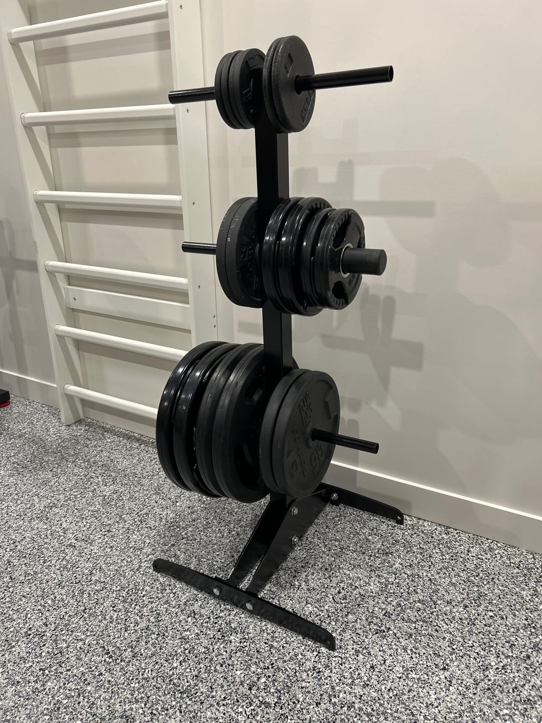 Customer photo review of Plaques de Poids Olympique Recouverte de Caoutchouc ** VENDU EN PAIRE**