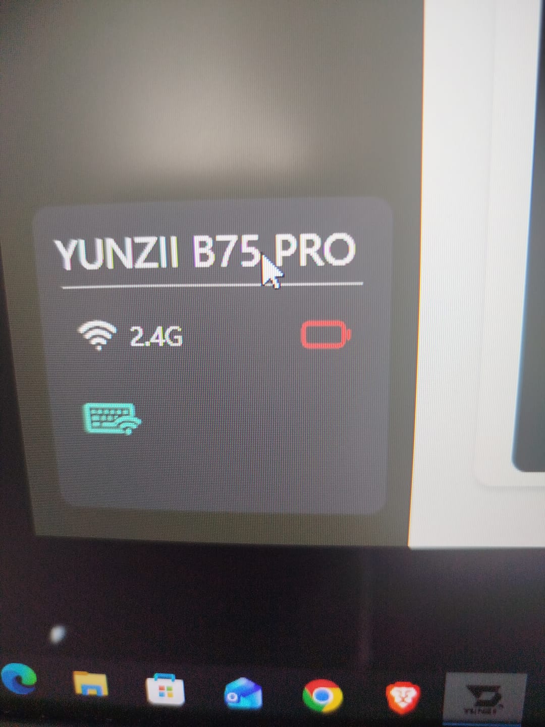 Customer photo review of YUNZII B75 Pro Mekanik Klavye