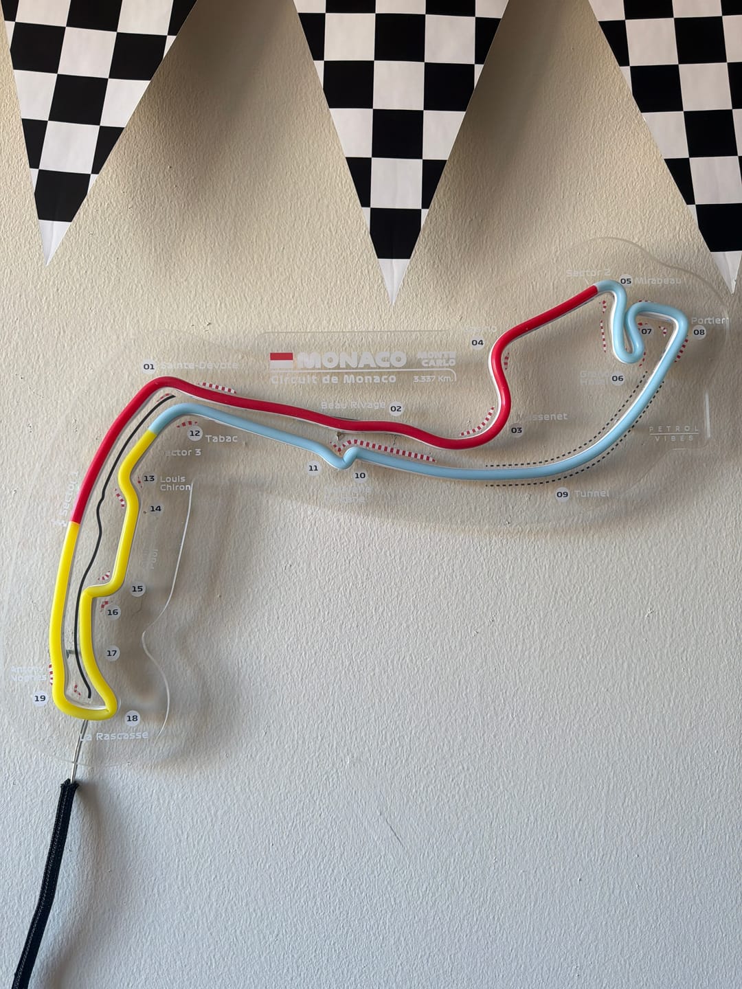 Customer photo review of Circuit De Monaco Neon Race Track