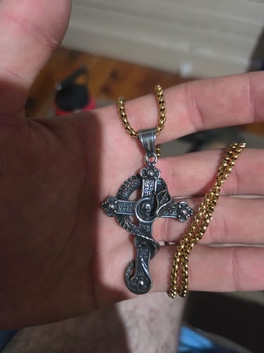 Customer photo review of SNAKE CROSS.