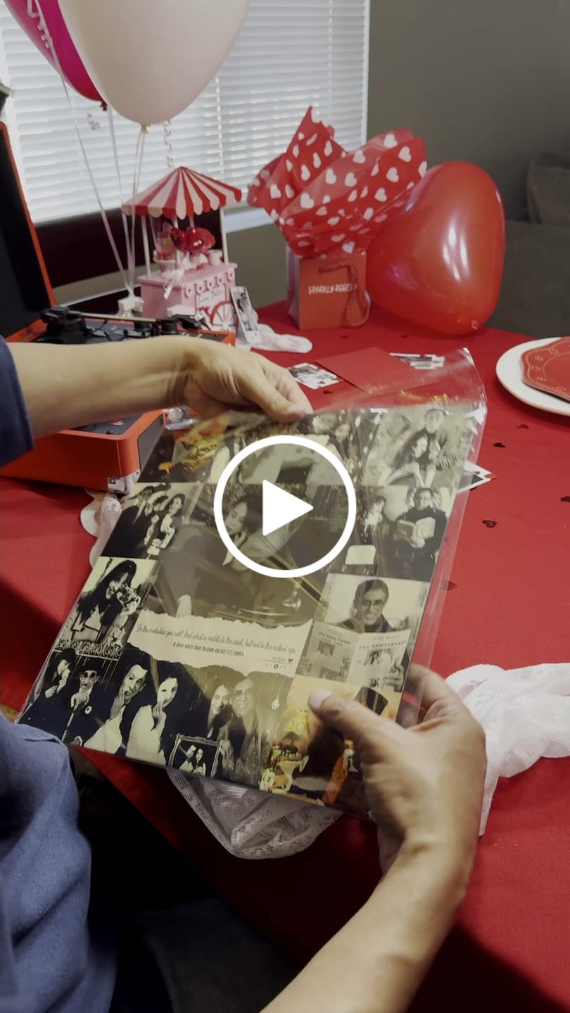 Customer video review of Custom Vinyl Record