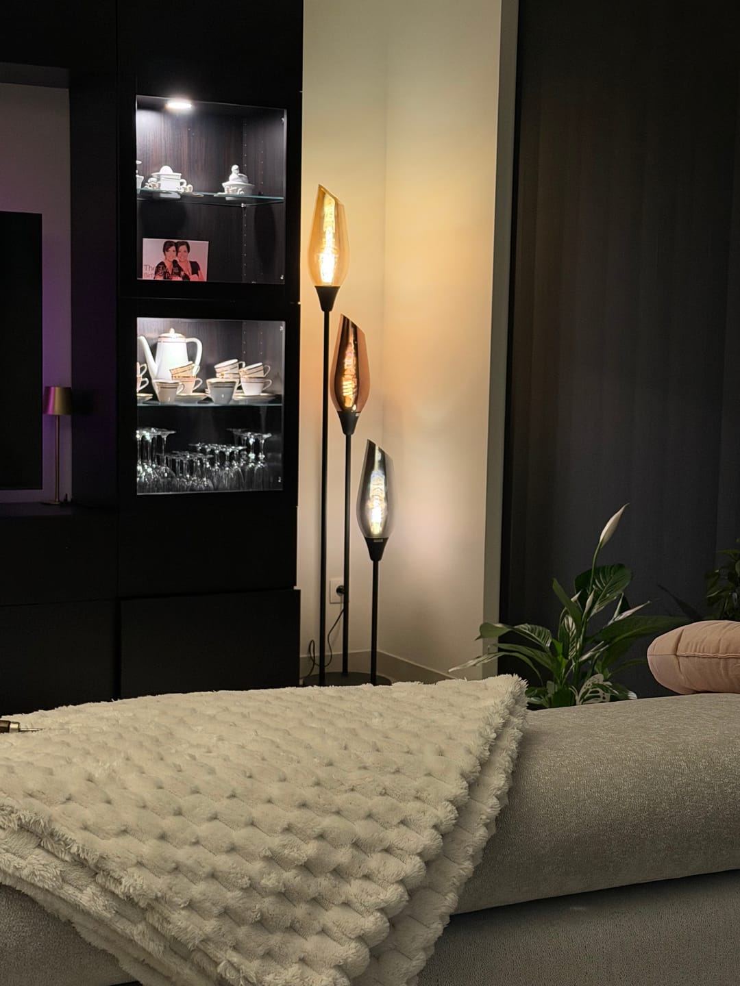 Customer photo review of Vloerlamp Alune - Mix - Glas - 168 cm