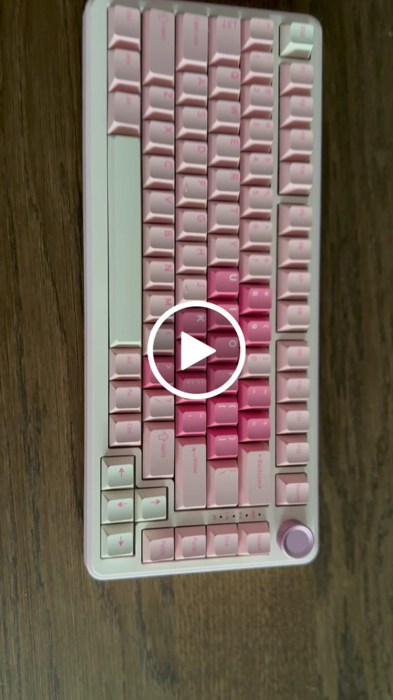 Customer video review of YUNZII B75 Pro Mekanik Klavye
