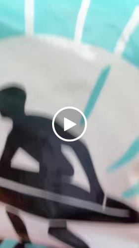 Customer video review of Coastal Palms Hoodie in Seafoam Blue