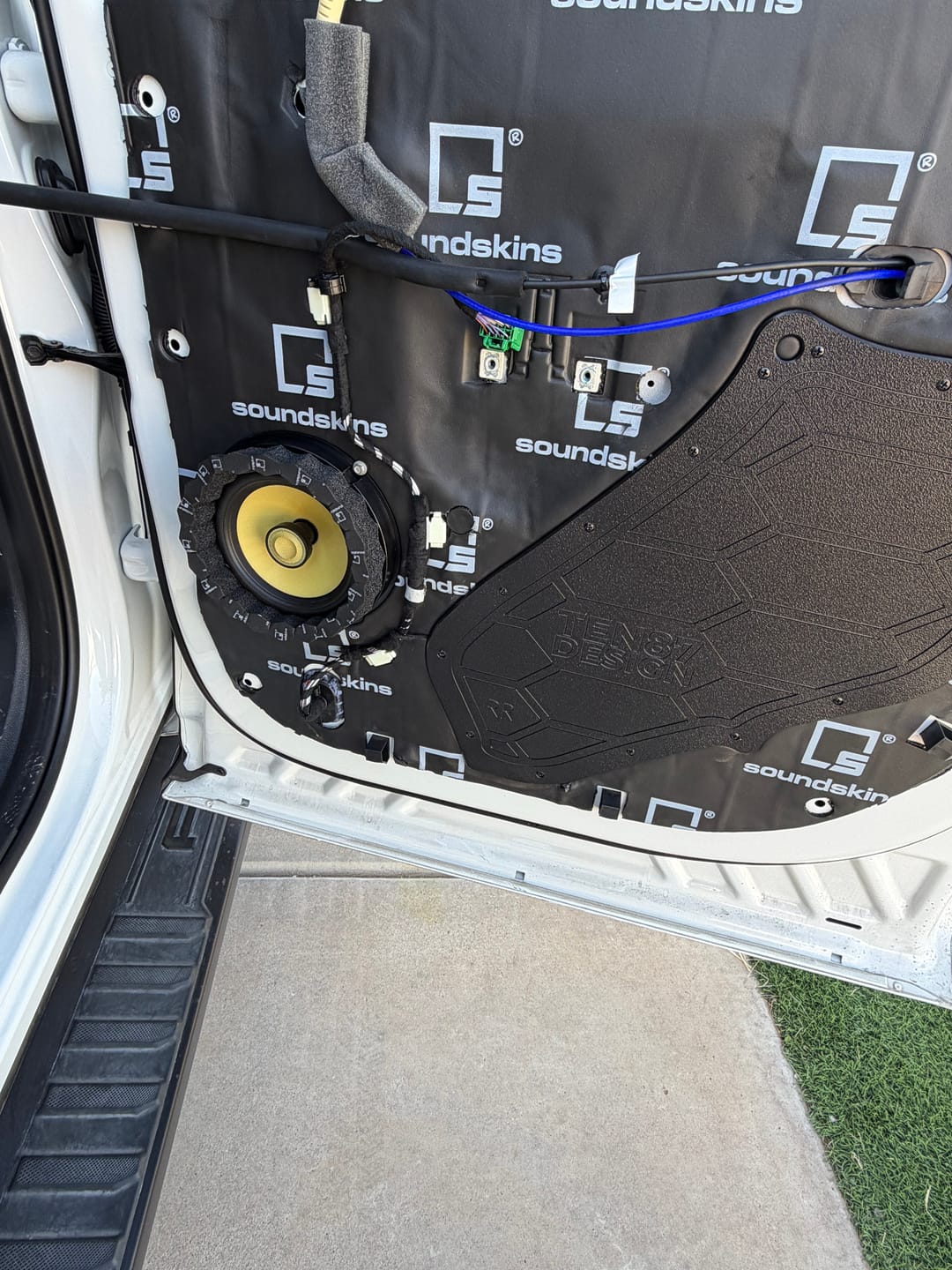 Customer photo review of SoundSkins | Rings V3 Sound Deadening Speaker Kit | SSK-RINGSV3 | 4 x 1" High Rebound