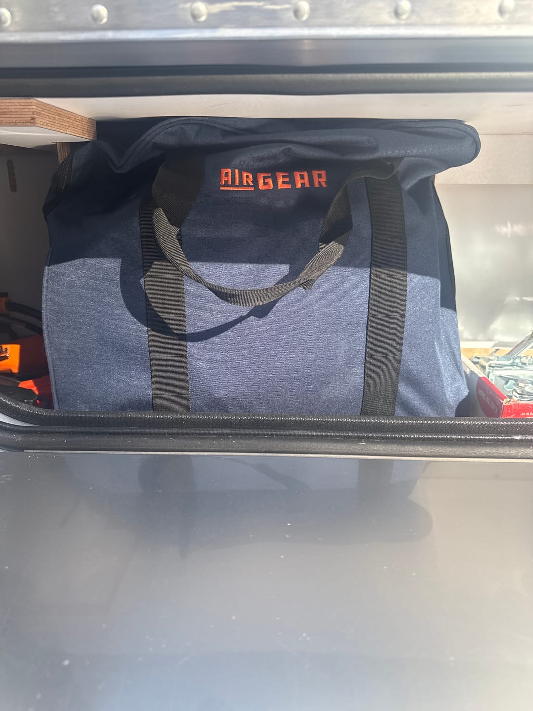 Customer photo review of AIR GEAR Power Cord Storage Bag