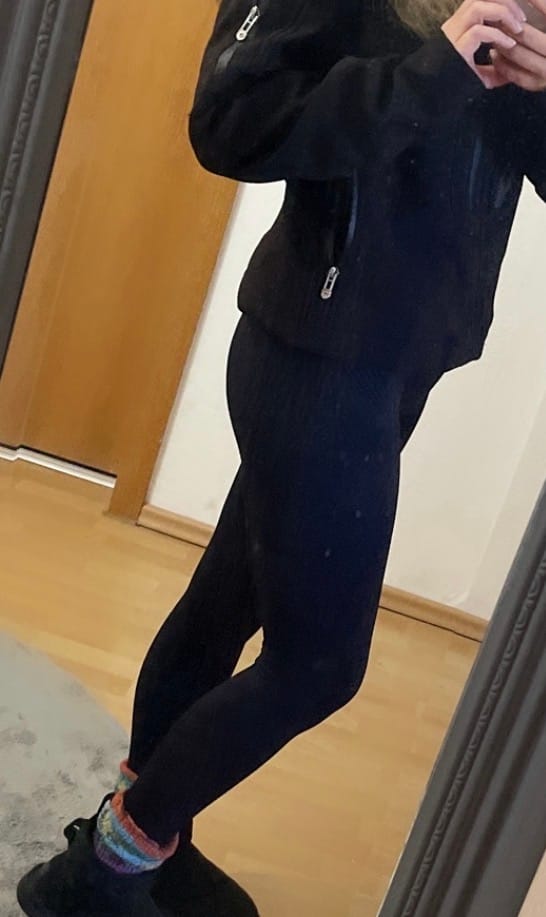 Customer photo review of Seamless Anti Cellulite Leggings