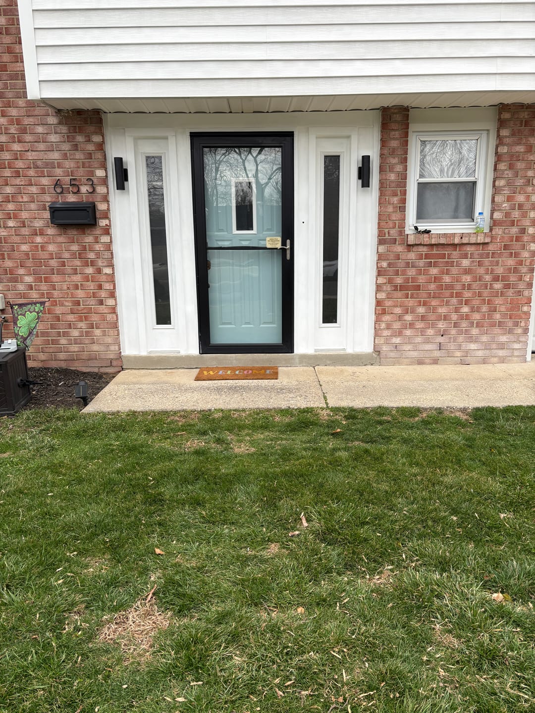 Customer photo review of Clear 1 Lite Glass and Frame Kit (9 Panel Lite 9.5" x 20.5" Frame Size)