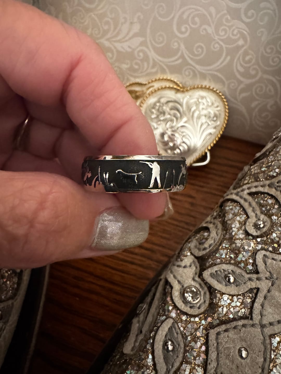 Customer photo review of Duck Hunt Scenery Ring with Max 4 Sleeve