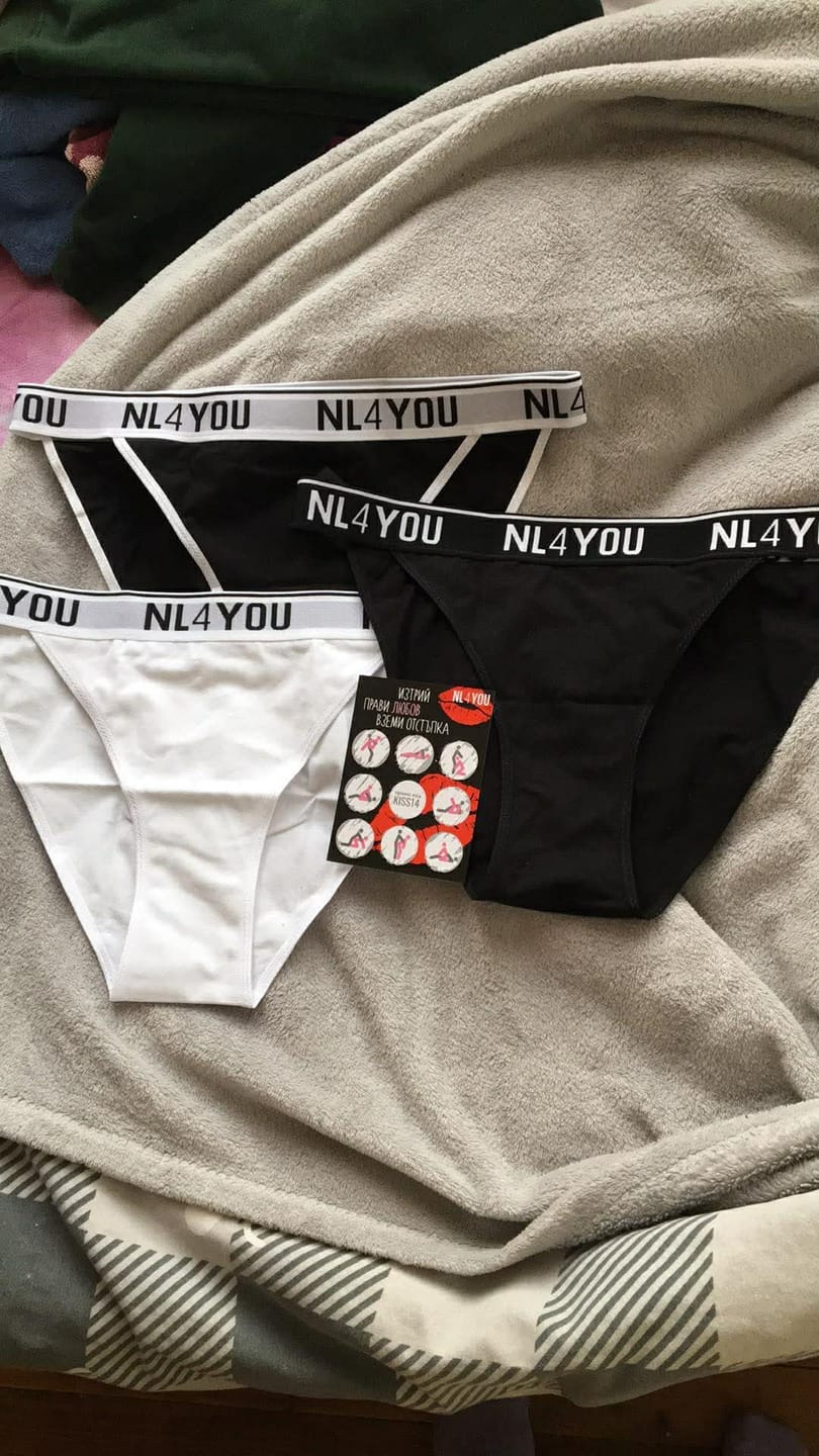 Customer photo review of Black & White - Памучни прашки / бикини