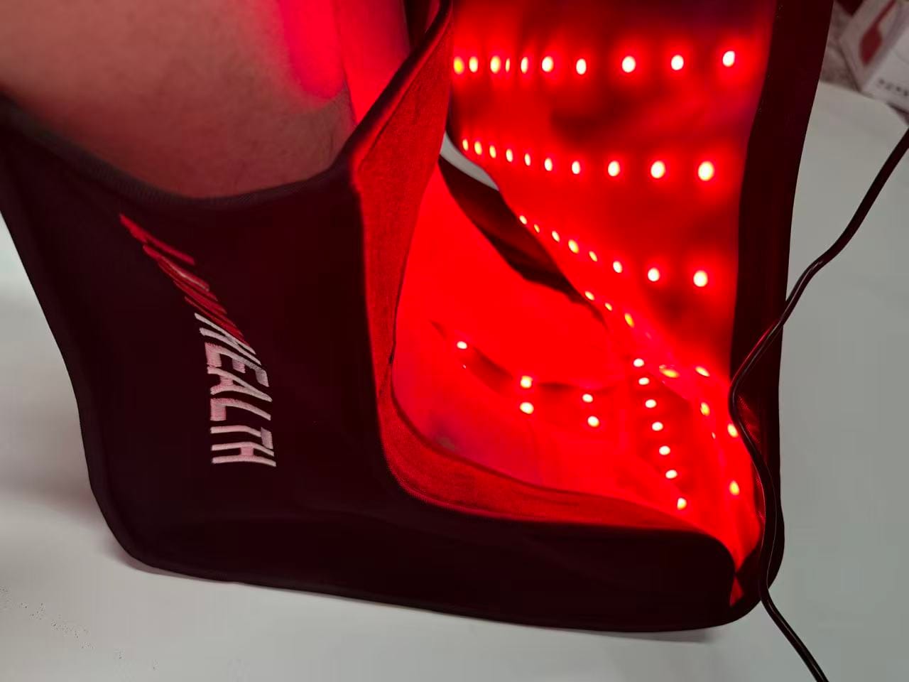Customer photo review of Lumyhealth Deep Spectrum Red Light Therapy Boot