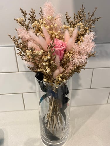 Customer photo review of Colour Pop Dried Flower Posy