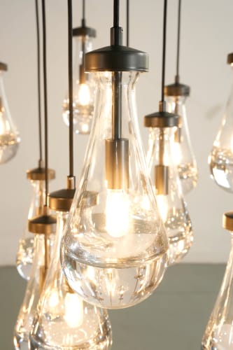 Customer photo review of Rainfall Round Chandelier