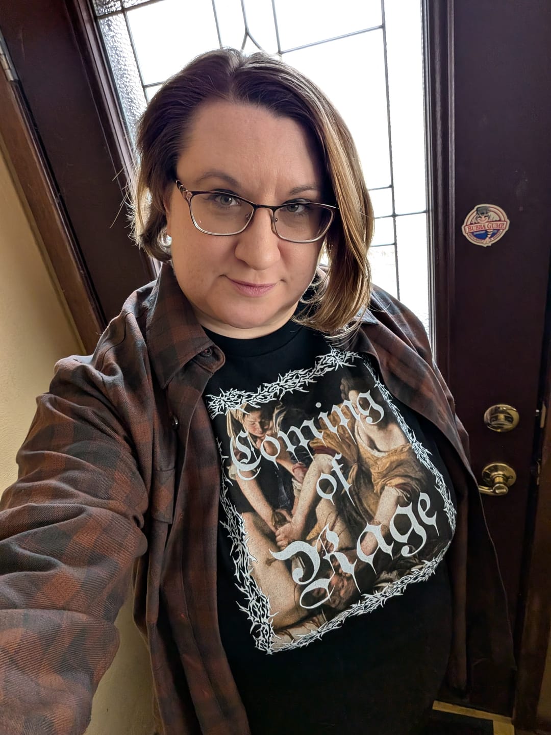 Customer photo review of Coming of Rage Crop Tee