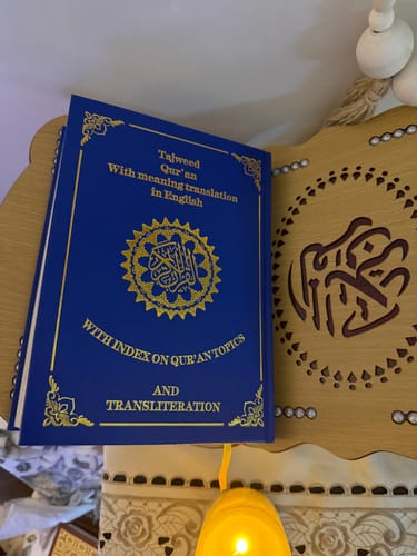 Customer photo review of Quran - Roman Transliteration + English Translation