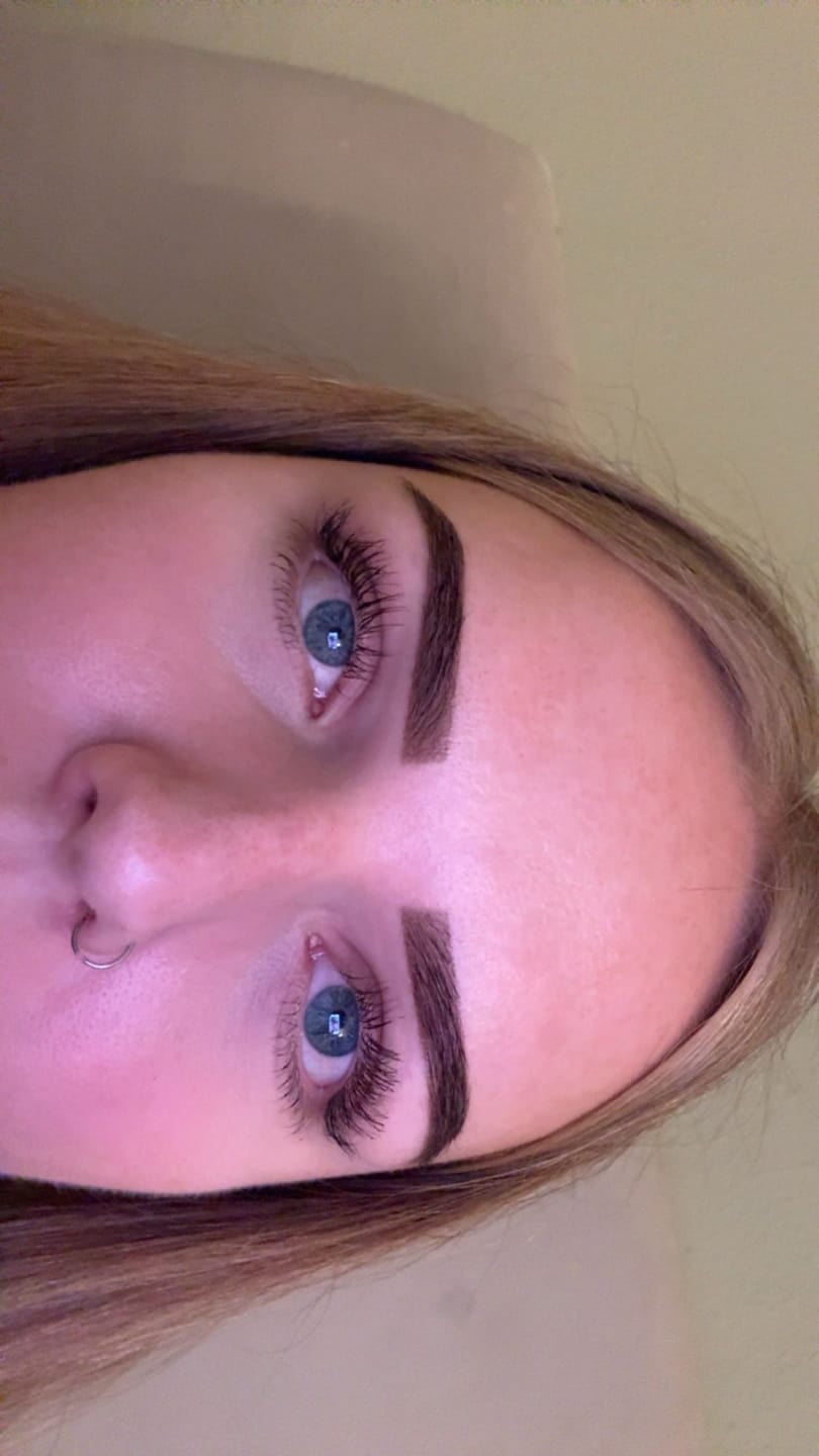 Customer photo review of Lash Growth Serum