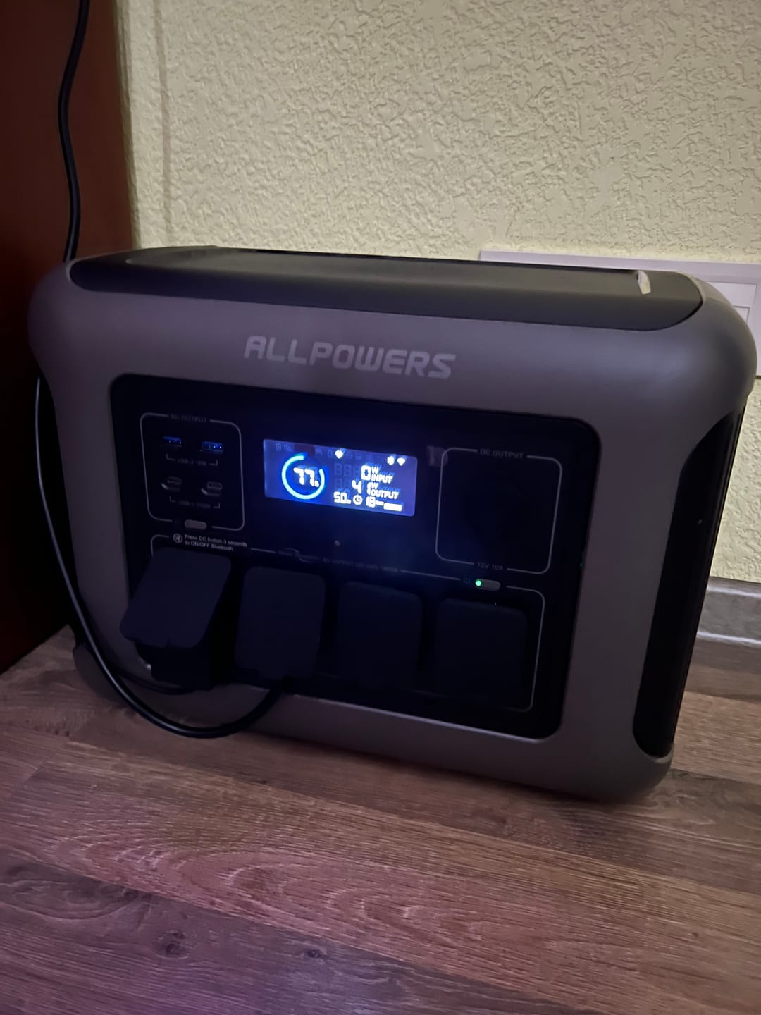 Customer photo review of ALLPOWERS R1500 LITE Portable Power Station 1600W 1056Wh