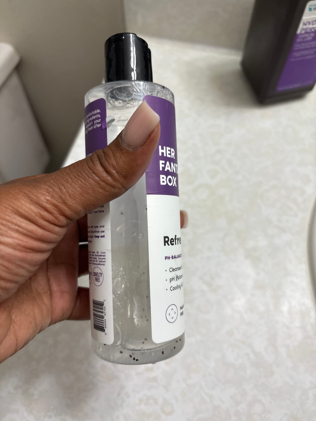 Customer photo review of Her Fantasy Box Soft & Clean Body Hygiene Kit