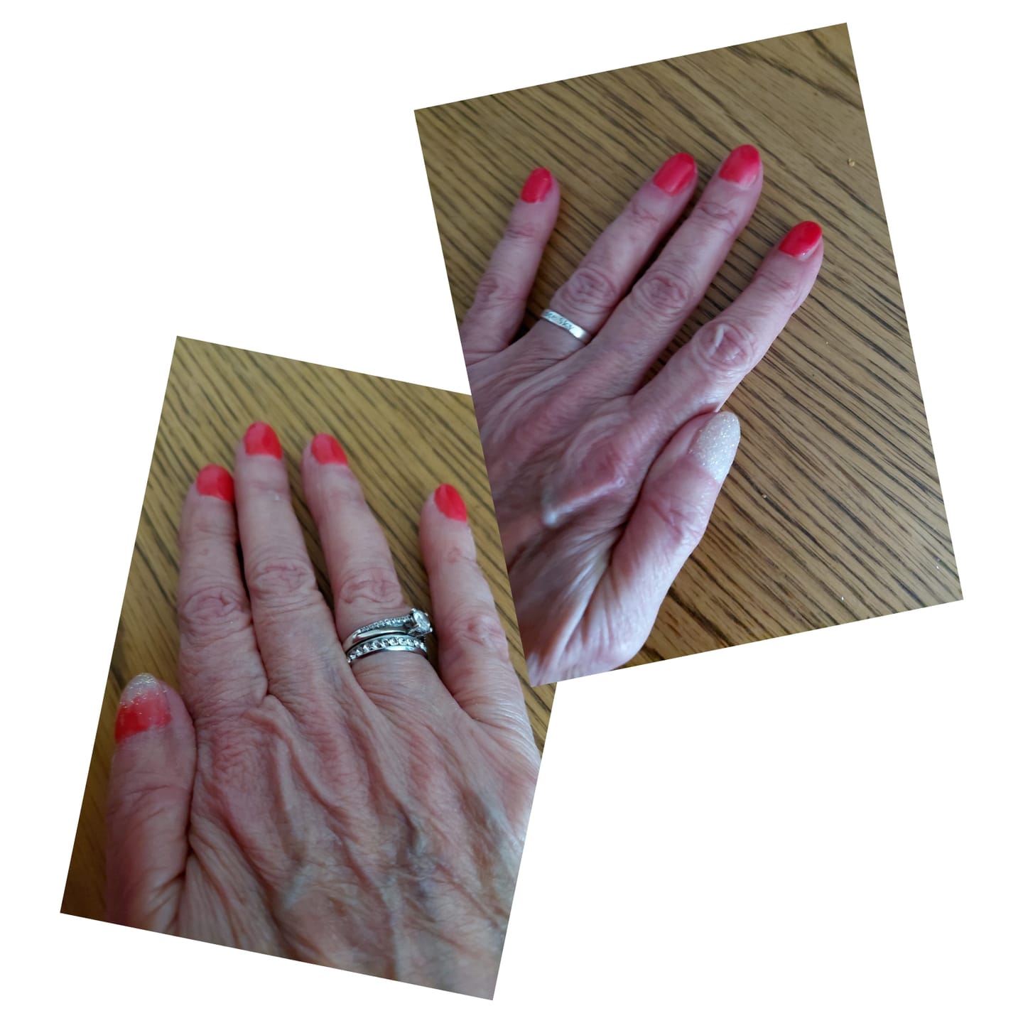 Customer photo review of Mint Mist Dipping Powder