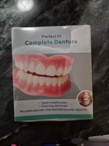 Customer photo review of 🦷  Fit Full Functional DenturesMake you more confident-Made in the USA & FDA-Certified