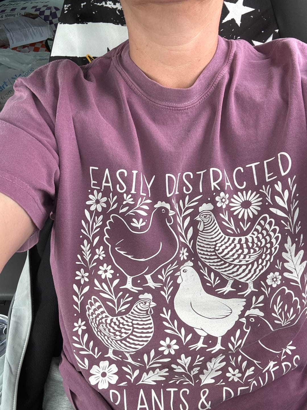 Customer photo review of Plants & Peckers T-Shirt