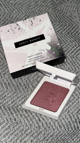 Customer photo review of Fenty Beauty Creamy Stick Blush 01 Suede Matte Riri