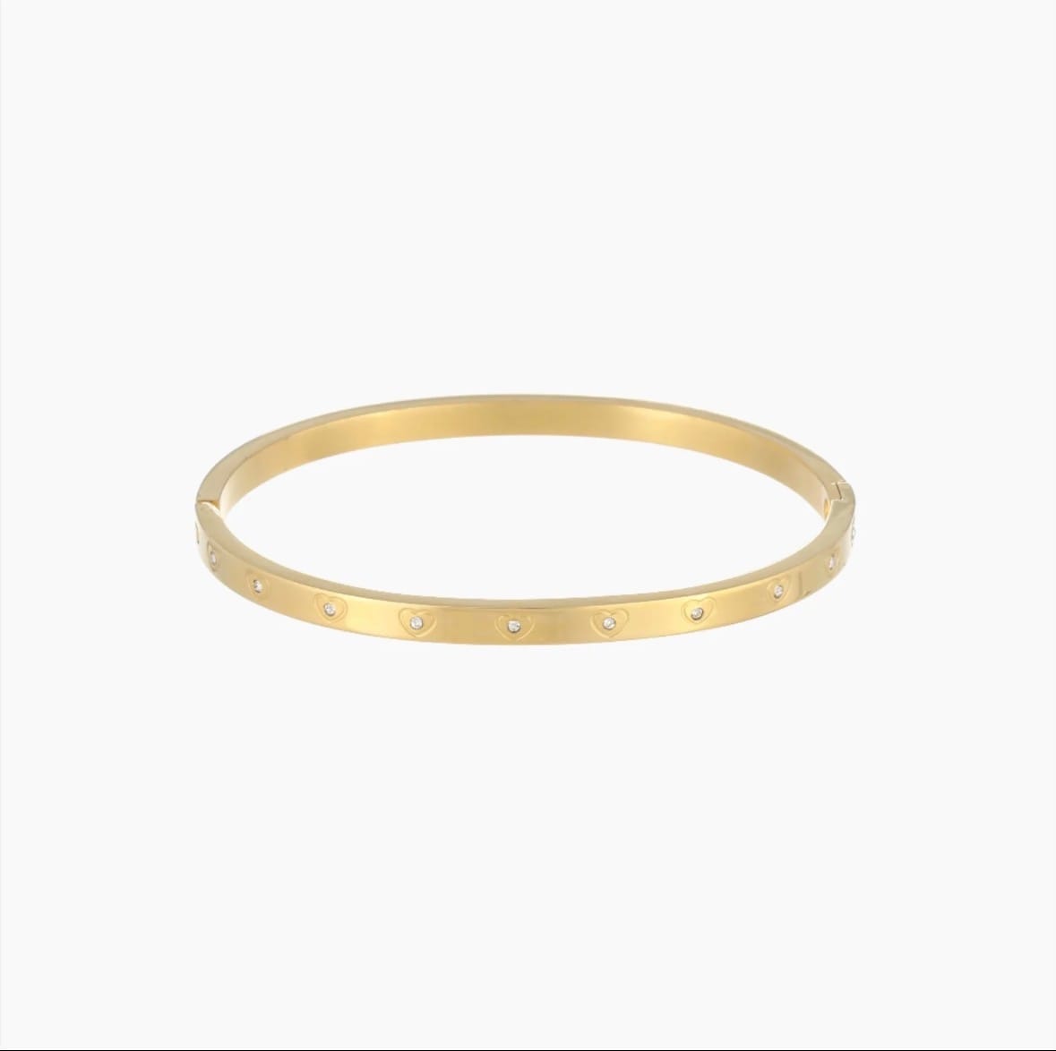 Customer photo review of Crystal Bangle Bracelet