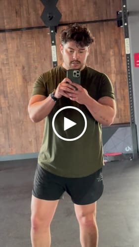 Customer video review of Training Sport Tee - Army Green