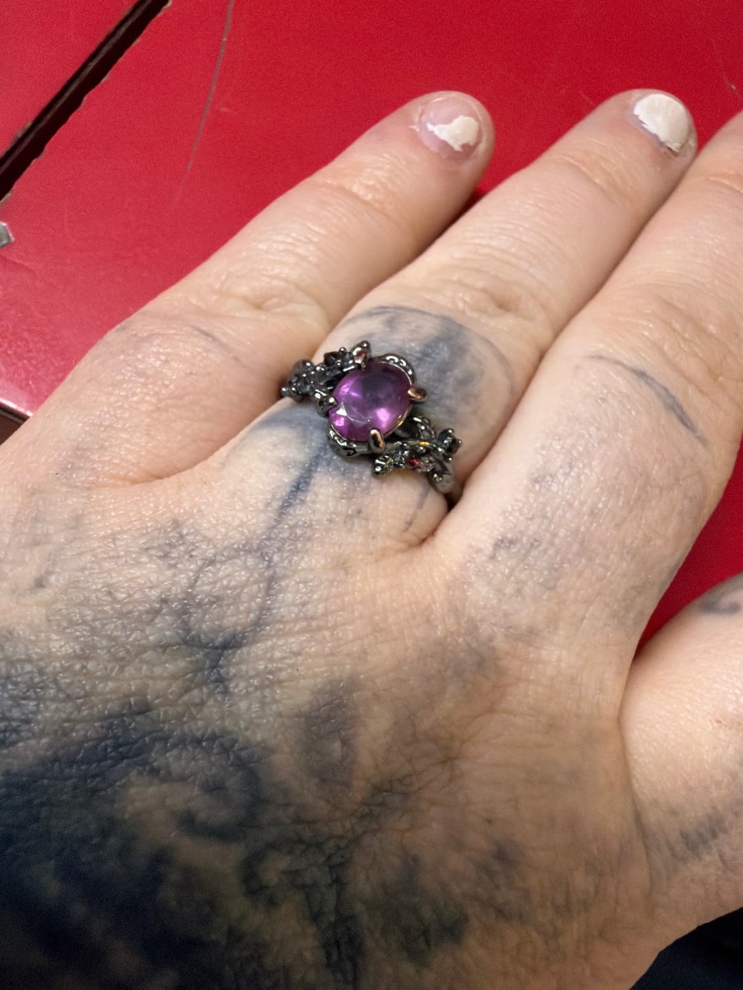 Customer photo review of Olivenorma Hesperides' Night Ring