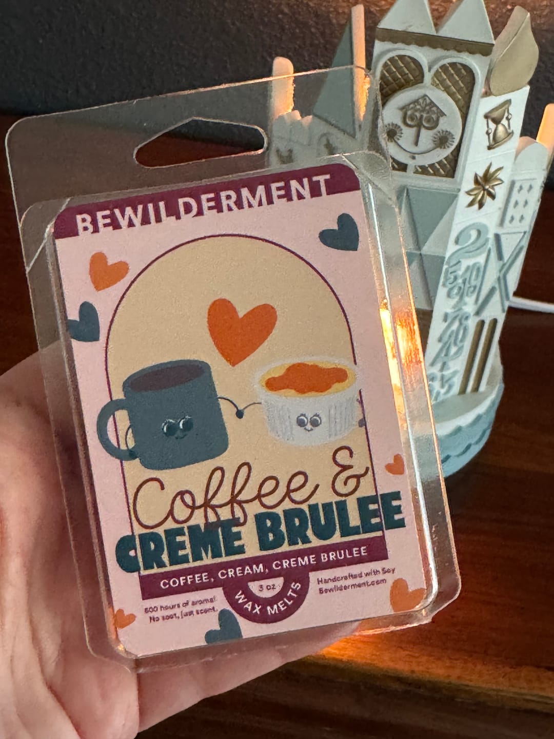 Customer photo review of Coffee & Creme Brulee Wax Melts