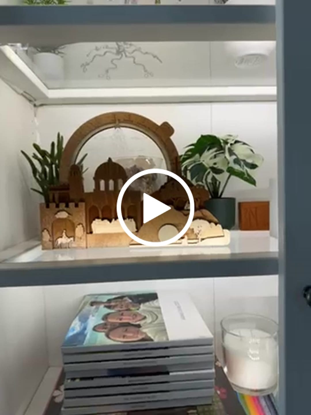 Customer video review of Easter Creche Countdown | Light-Up + Music Display