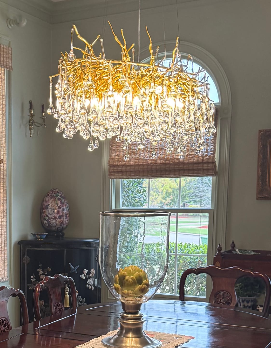 Customer photo review of The Grand Crowned Branch Chandelier